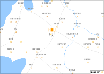 map of Kou