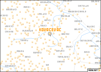 map of Kovačevac