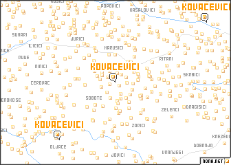 map of Kovačevići