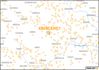 map of Kovačevići