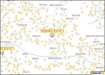 map of Kovačevići