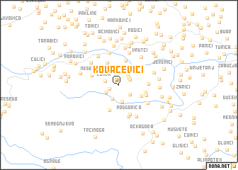 map of Kovacevići