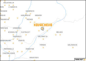 map of Kovachevo