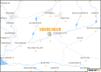 map of Kovachevo