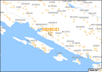 map of Kovačići