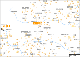 map of Kovačići