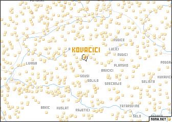 map of Kovačići