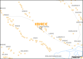 map of Kovačić