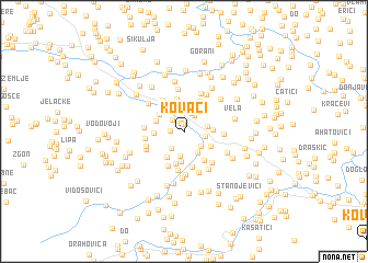 map of Kovači