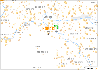 map of Kovači