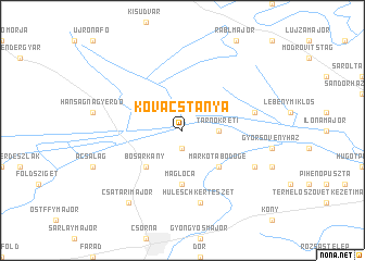 map of Kovácstanya