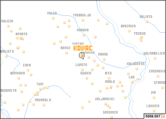 map of Kovač