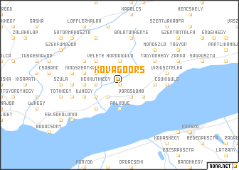 map of Kővágóörs