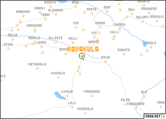 map of Kõvaküla