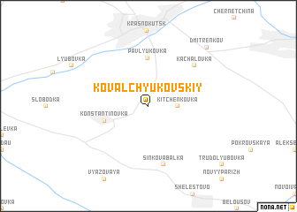 map of Kovalʼchyukovskiy