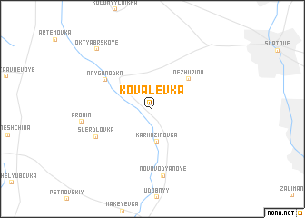 map of Kovalevka