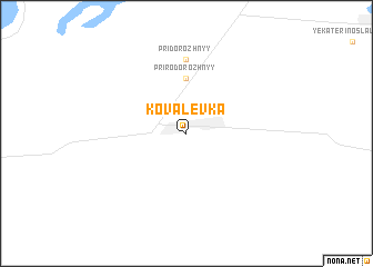 map of Kovalevka