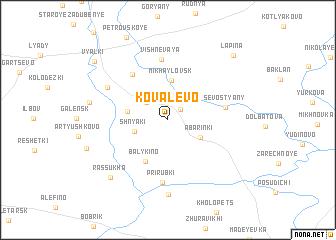 map of Kovalëvo