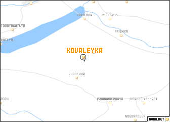 map of Kovaleyka