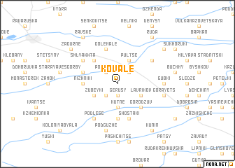 map of Kovale
