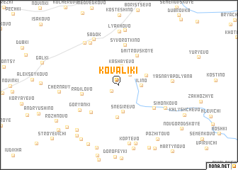 map of Kovaliki