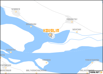 map of Kovalin