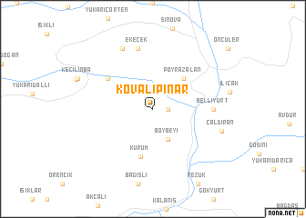 map of Kovalıpınar