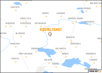 map of Kovalishki