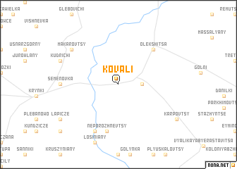 map of Kovali