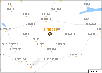 map of Kovali