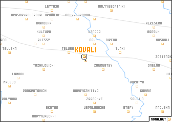 map of Kovali