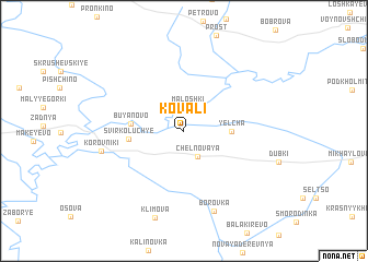 map of Kovali