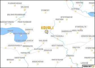 map of Kovali