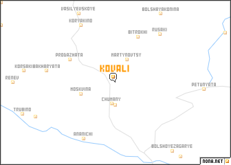 map of Kovali