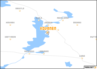 map of Kovanen