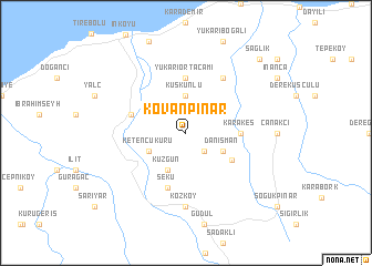 map of Kovanpınar