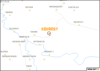 map of Kovardy