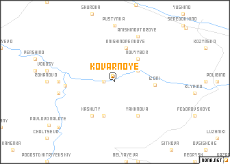 map of Kovarnoye