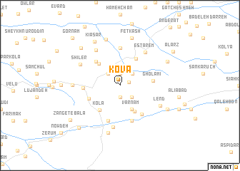 map of Kovā