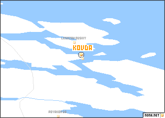 map of Kovda