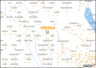 map of Kovedji