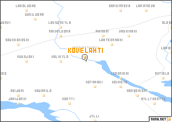 map of Kovelahti