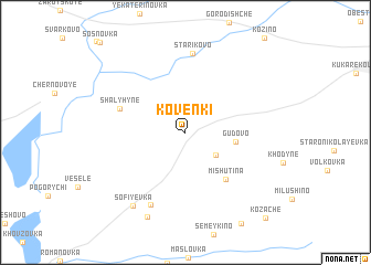 map of Kovenʼki