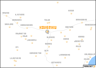 map of Kõveriku