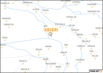 map of Kõveri