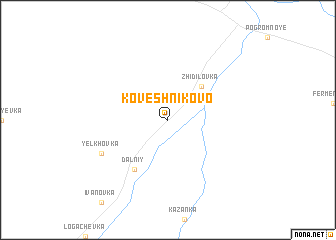 map of Koveshnikovo