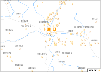 map of Kovići