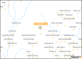 map of Kovi Kopé