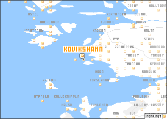 map of Kovikshamn