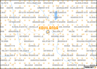 map of Kovilanda